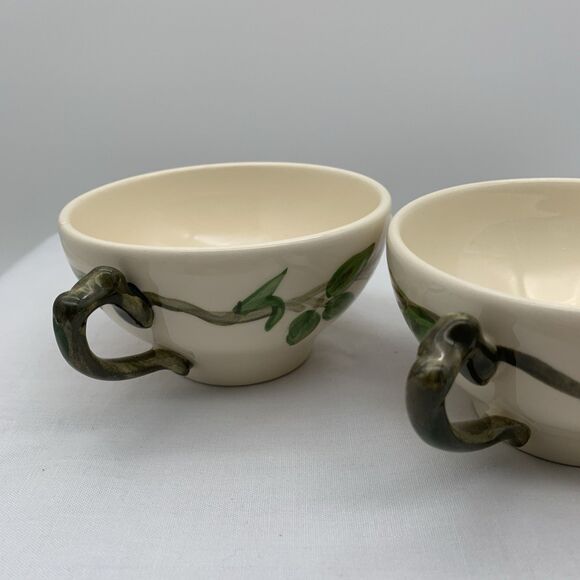 Franciscan Desert Rose Tea Cups and Saucers Vintage Set of 2 Made in USA *READ* - Picture 4 of 12